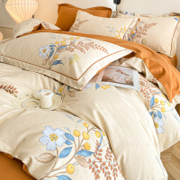 100% cotton brushed four-piece set 4