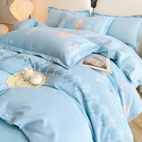 100% cotton brushed four-piece set 5