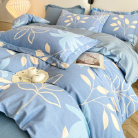 100% cotton brushed four-piece set 5