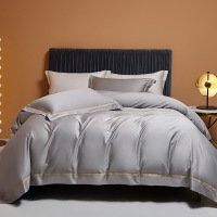 100s count satin long-staple cotton bed set of four 14