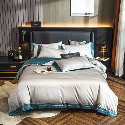 100 thread count plush cotton four-piece bedding set 21