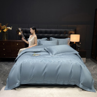 100s long staple cotton heavy industry embroidery four piece set 9