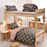 Pure cotton three-piece student bunk bed set 24