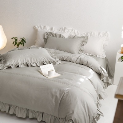 100% cotton long staple cotton trim four piece set 26