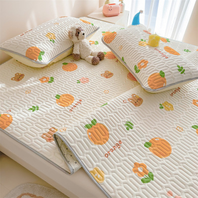 Class A antibacterial latex mat three-piece set 77