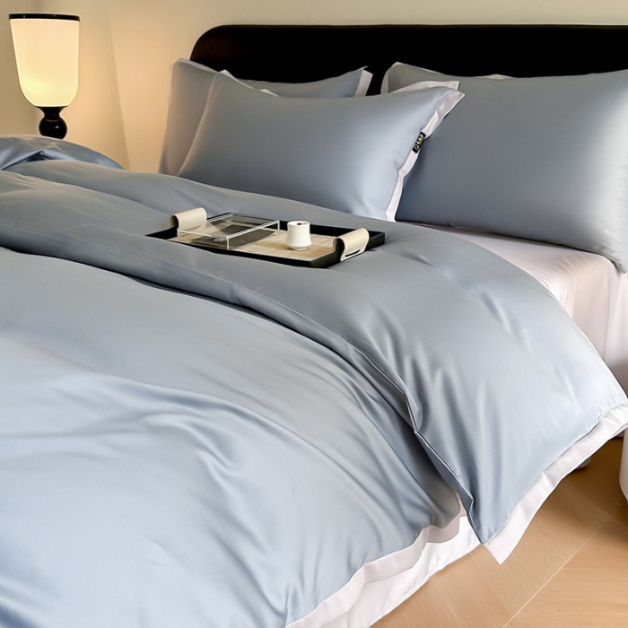 Pure cotton four piece bedding set quilt cover 28