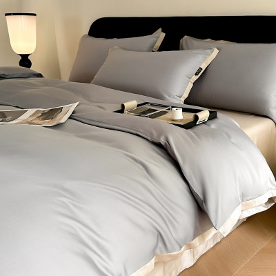 Pure cotton four piece bedding set quilt cover 29