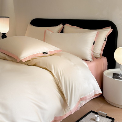 Pure cotton four piece bedding set quilt cover 73