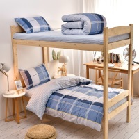 Pure cotton three-piece student bunk bed set 25