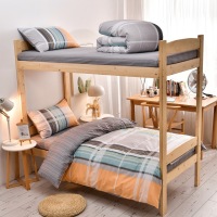 Pure cotton three-piece student bunk bed set 25