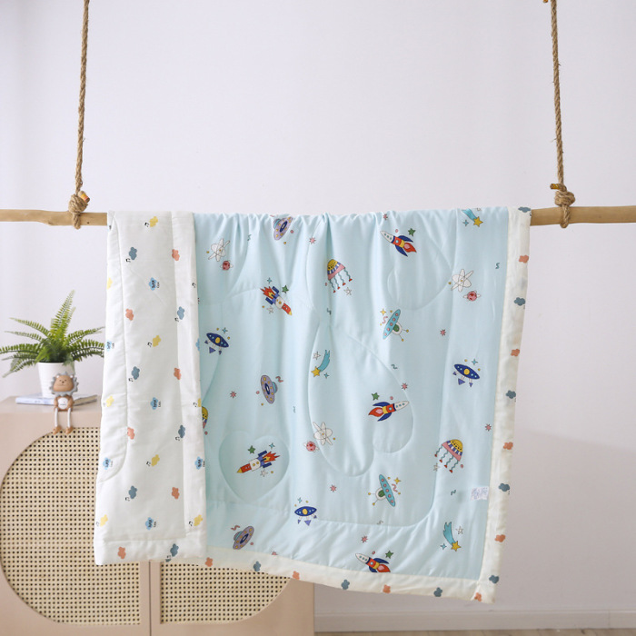 Summer cool quilt kindergarten infant nap pure cotton 54
