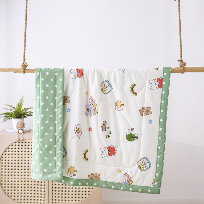 Summer cool quilt kindergarten infant nap pure cotton 54