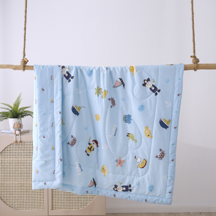 Summer cool quilt kindergarten infant nap pure cotton 54