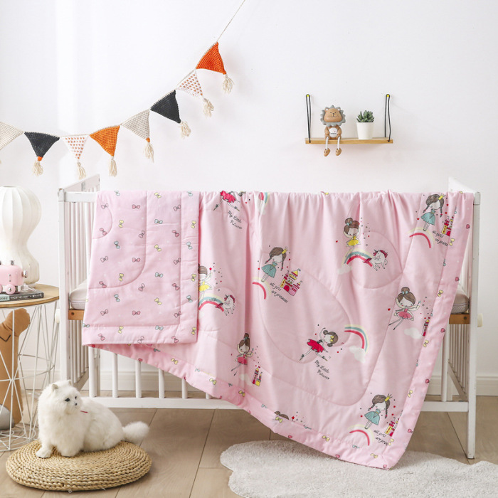 Summer cool quilt kindergarten infant nap pure cotton 54