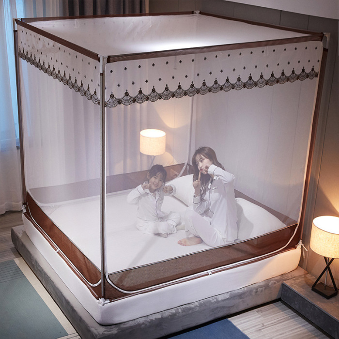 Sitting-type children's anti-fall mosquito net sheets 48