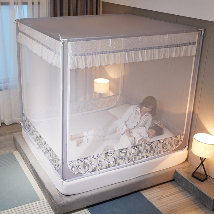 Sitting-type children's anti-fall mosquito net sheets 49