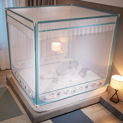 Sitting-type children's anti-fall mosquito net sheets 49