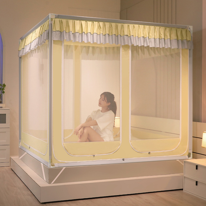 Six-door U-shaped outer pole bed mosquito net 44