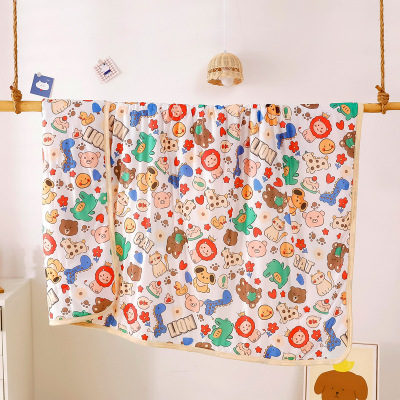 Kindergarten lunch break quilt washable summer quilt 57