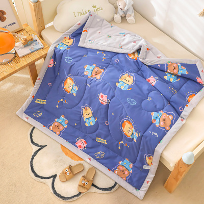 Summer cool quilt kindergarten infant nap pure cotton 55