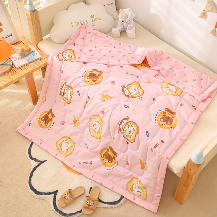 Summer cool quilt kindergarten infant nap pure cotton 55